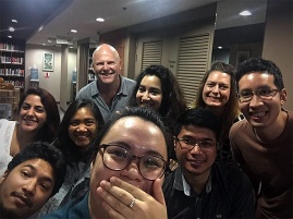 I've completed 18 hours toward my Media Communications graduate degree. I love my classmates from across the globe: Nepal, Vietnam, Singapore, Thailand, and Sweden/Canada